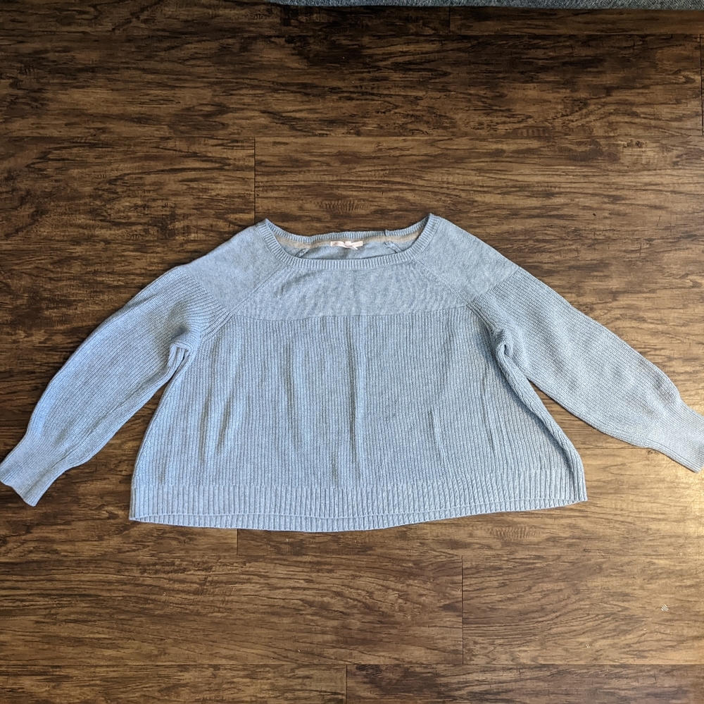 Victoria's Secret Cropped Sweater Top Cashmere blend Women's Size Large